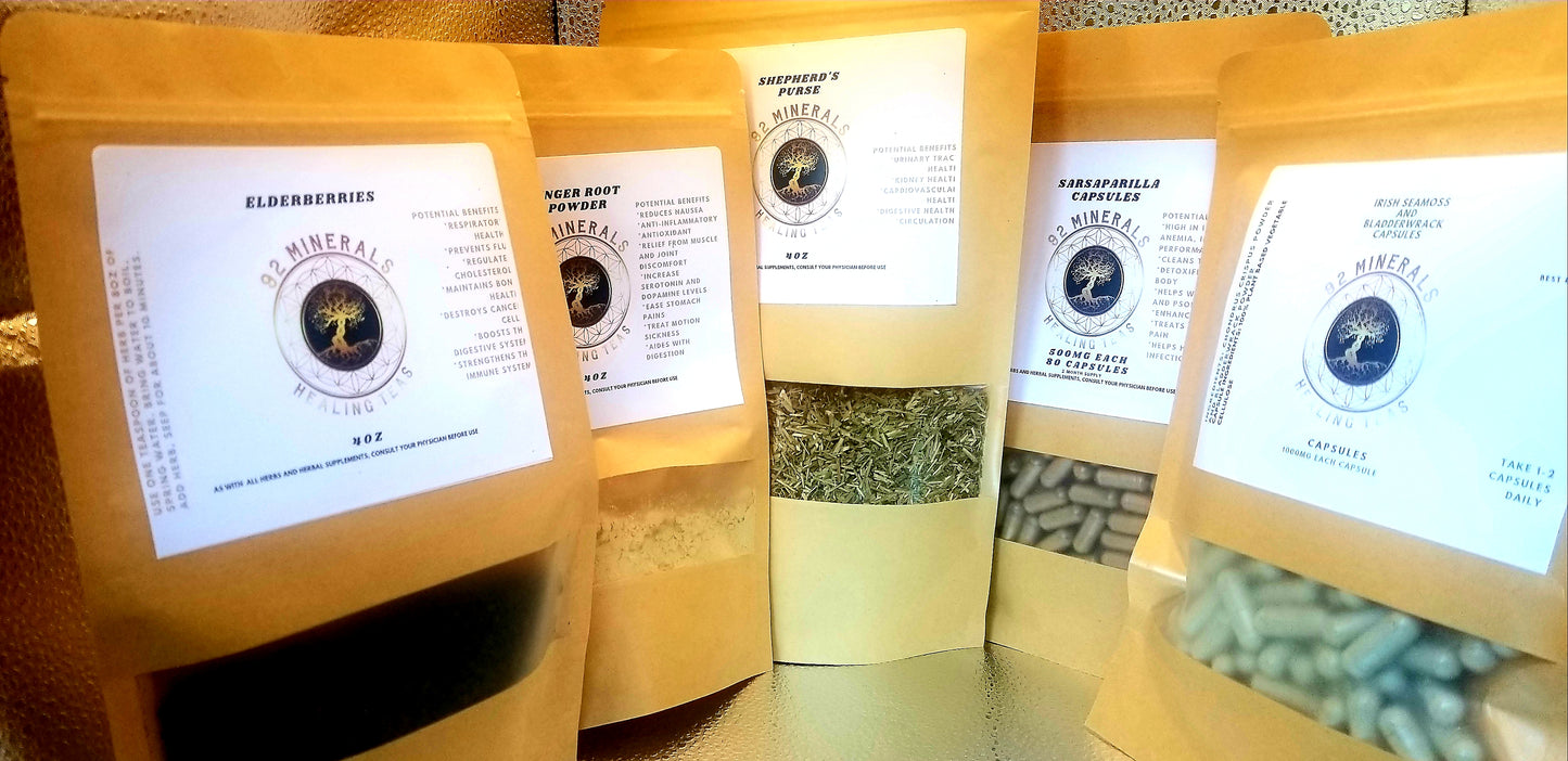 Elevate Your Health: Alkaline Healing Essentials Kit - To Boost Your Immune System, Improve low Iron/Anemia Fighter; To Detox and Correct Mineral deficiencies.