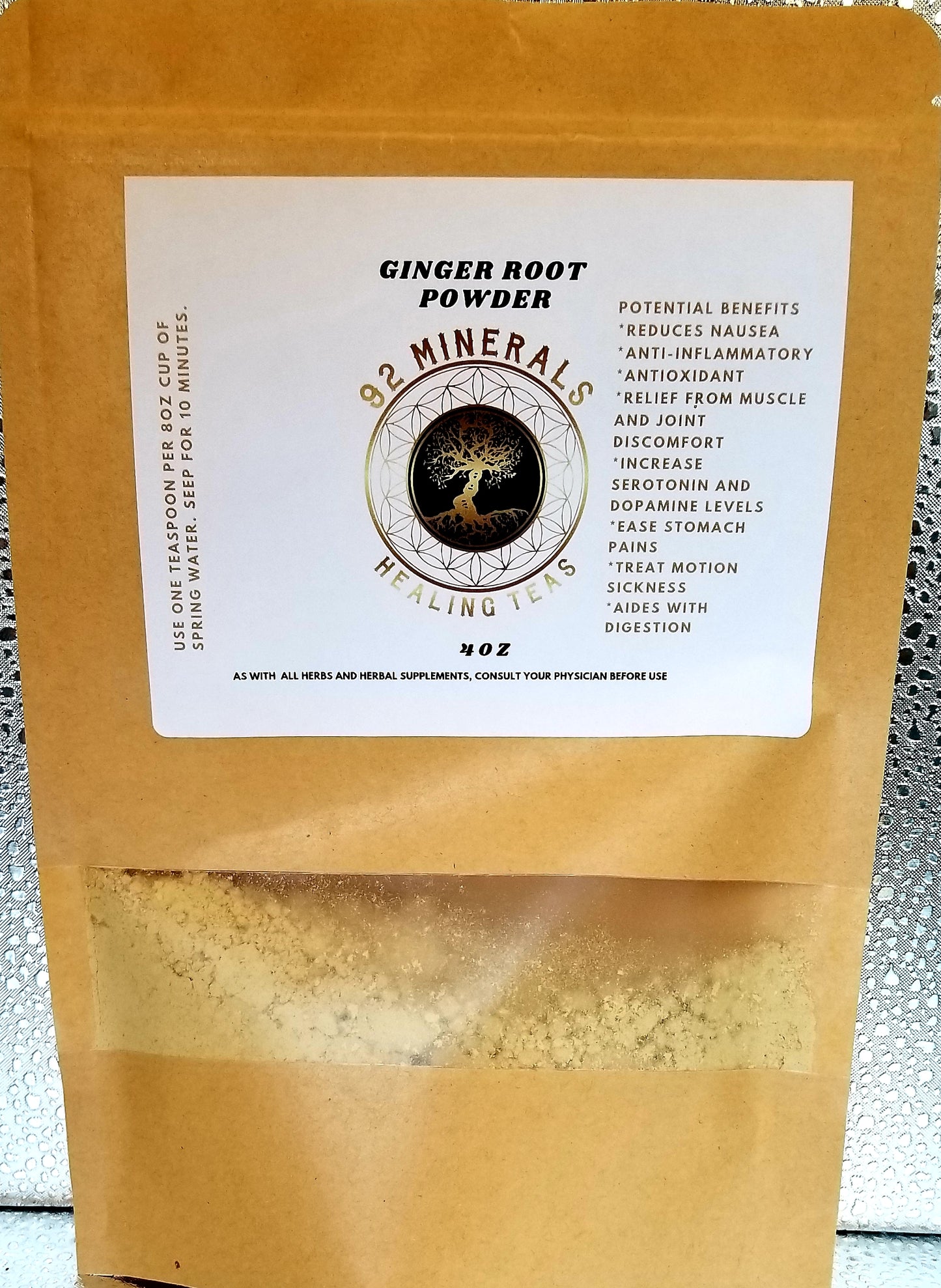 Immune System and Antiviral - Ginger Root Powder