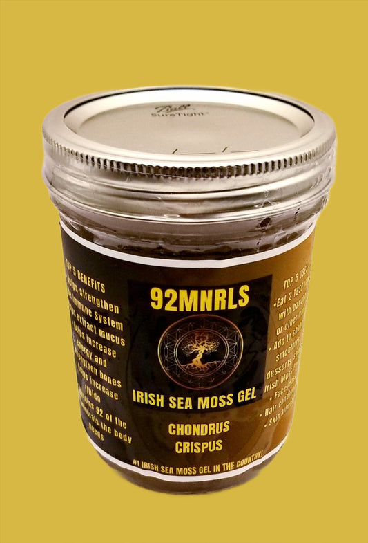 Heart and Circulatory Health + Multi-Mineral - Premium Irish Moss Gel - Raw, Vegan, Non-GMO, Organic Chondrus Crispus